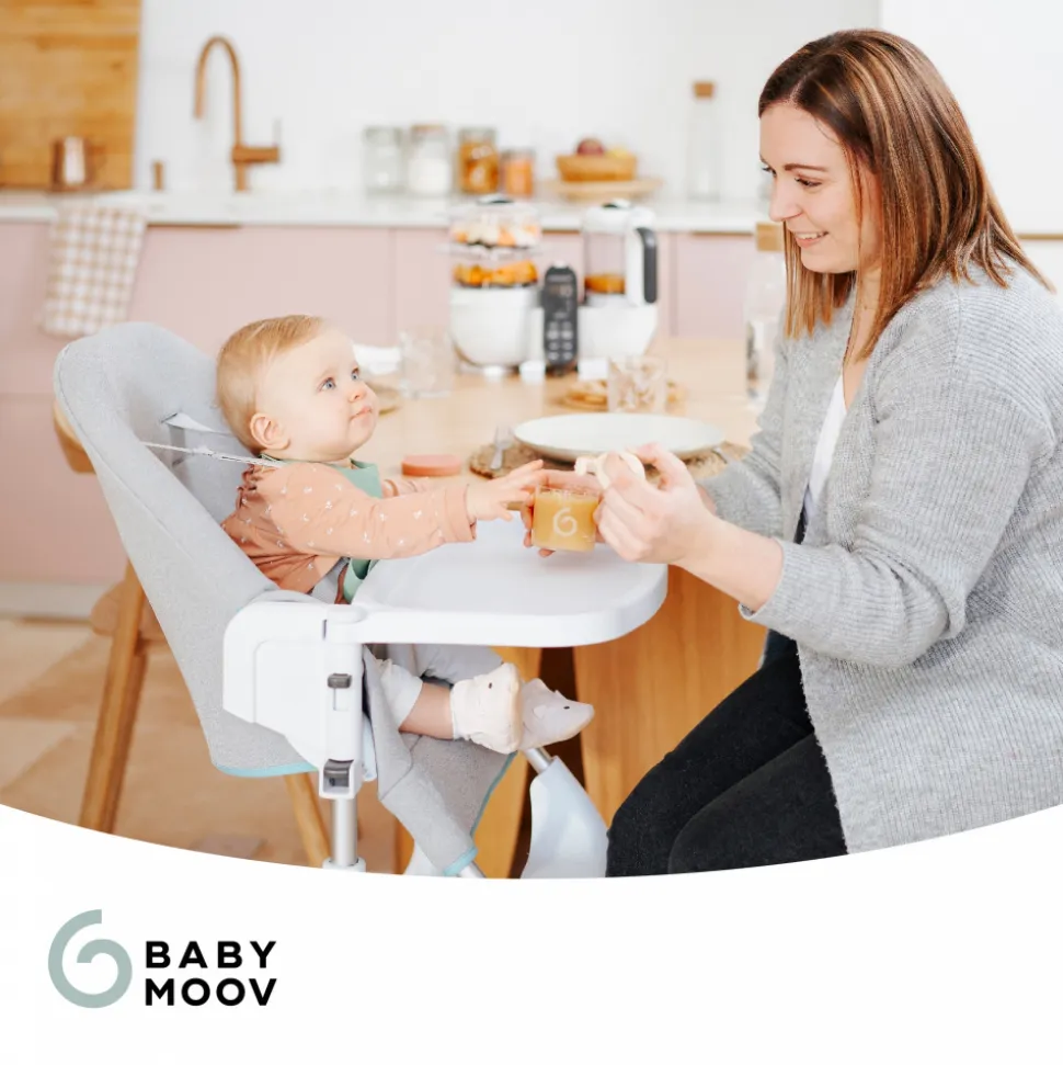 Robot cuiseur bébé nutribaby+ blanc avec boîte repas thermos 350 ml