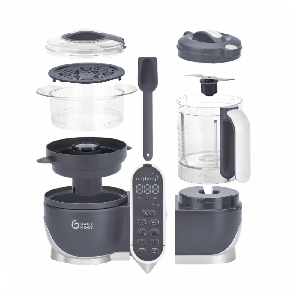 Robot de cuisine nutribaby+ industrial grey