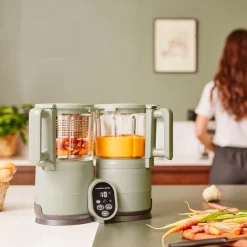Robot nutribaby glass celadon green