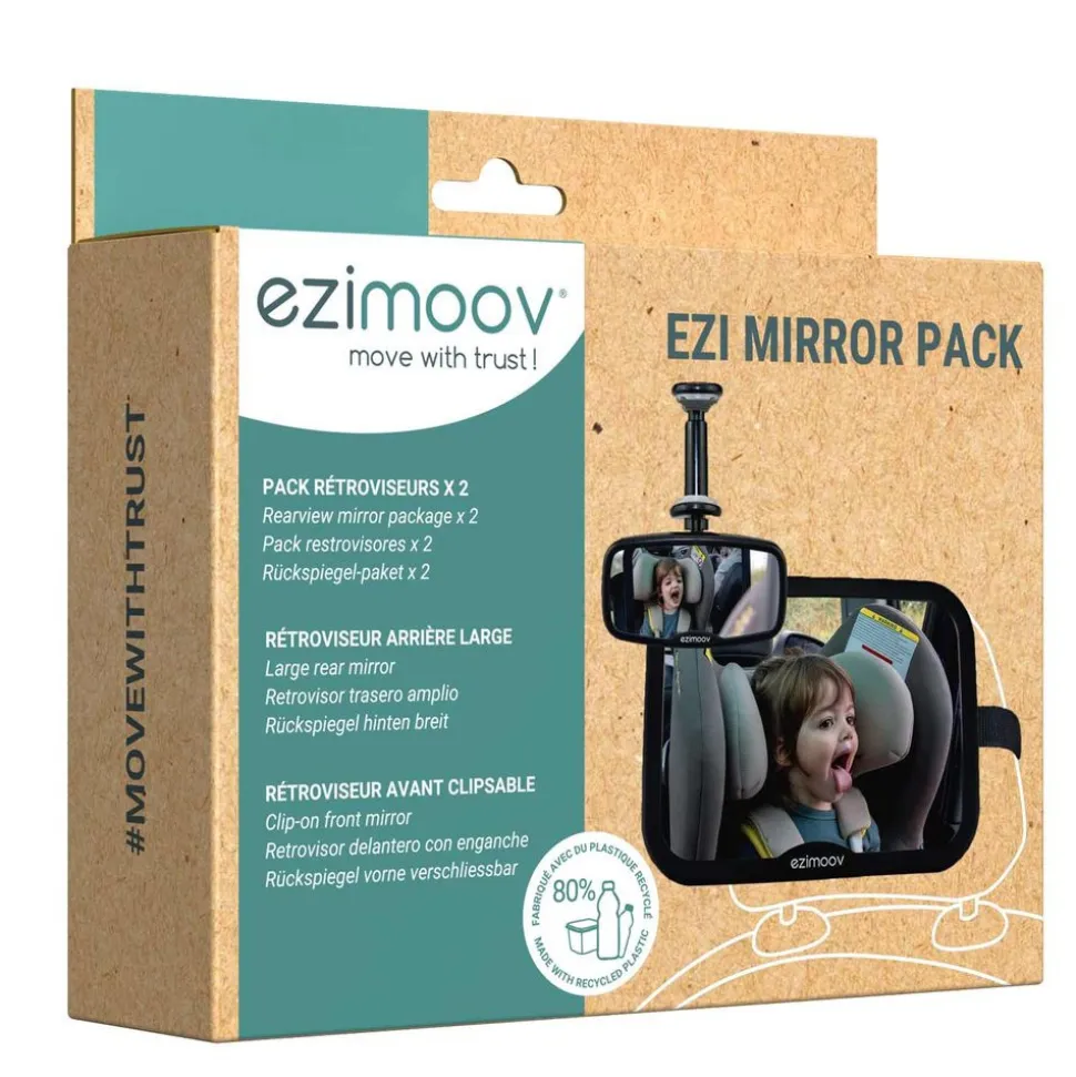 Rétroviseur bébé ezi mirror pack - eco friendly