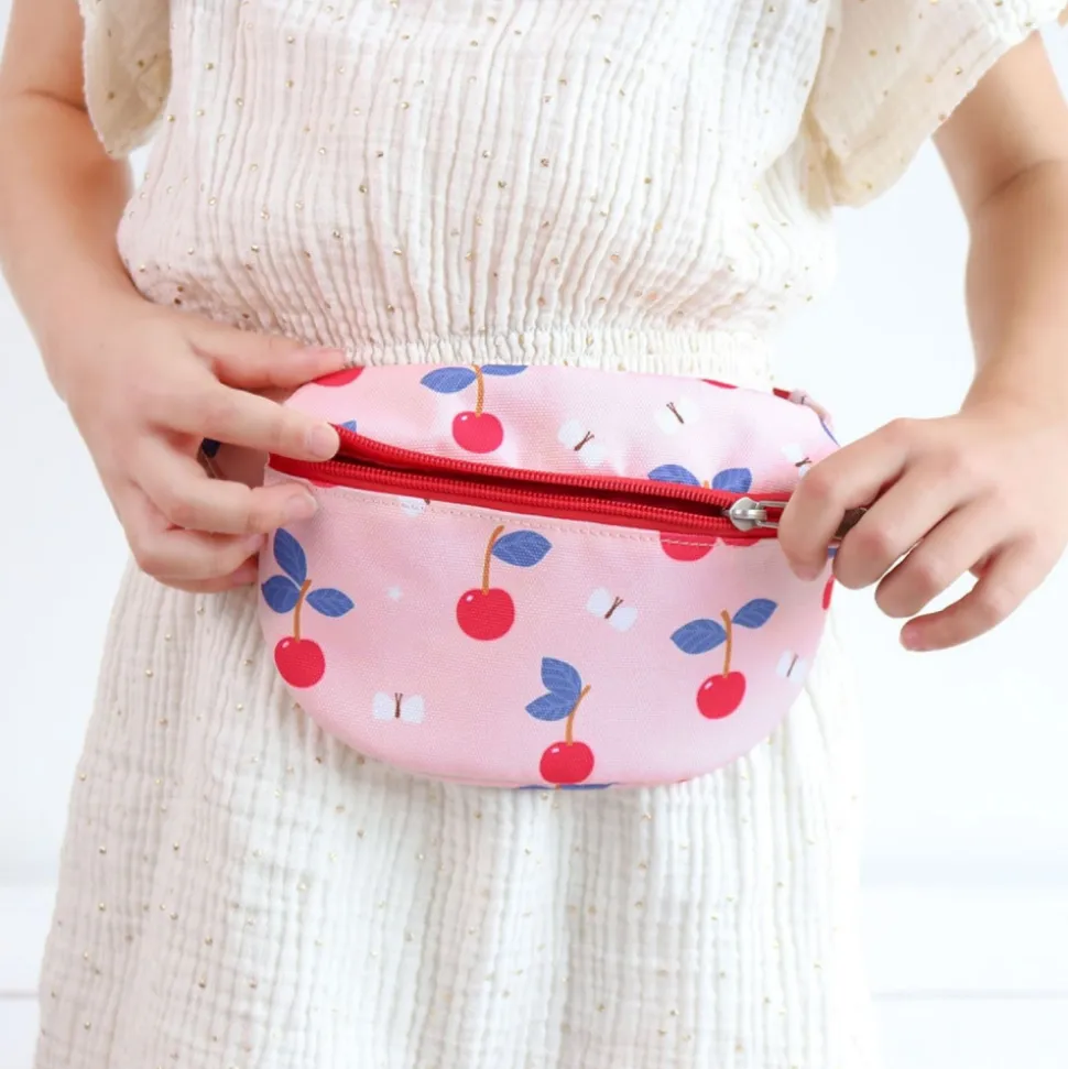 Sac banane enfant cerises