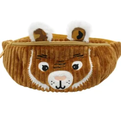 Sac banane enfant velours spéculos le tigre