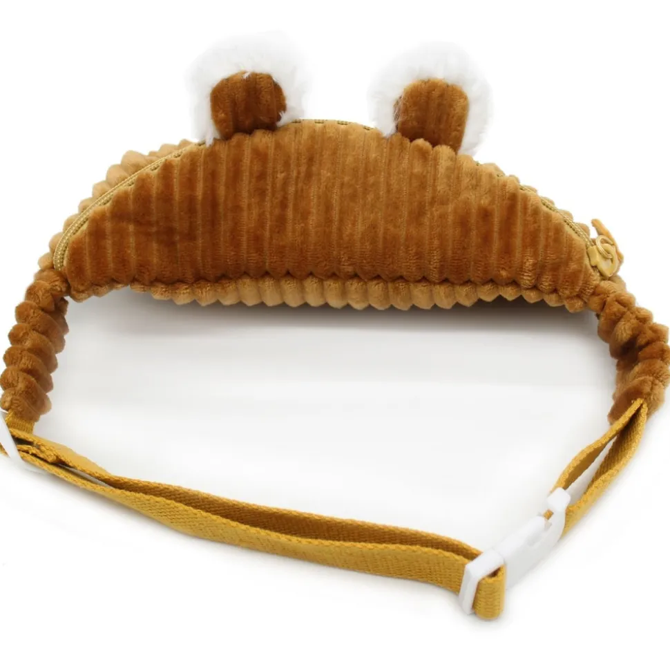 Sac banane enfant velours spéculos le tigre