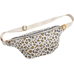 Sac banane léopard blanc
