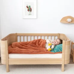 Sac de couchage enfant 70x140 cm noisette