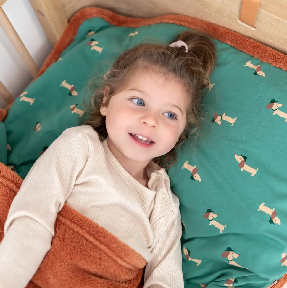 Sac de couchage enfant 70x140 cm noisette