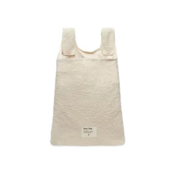Sac de rangement bouclette naturel