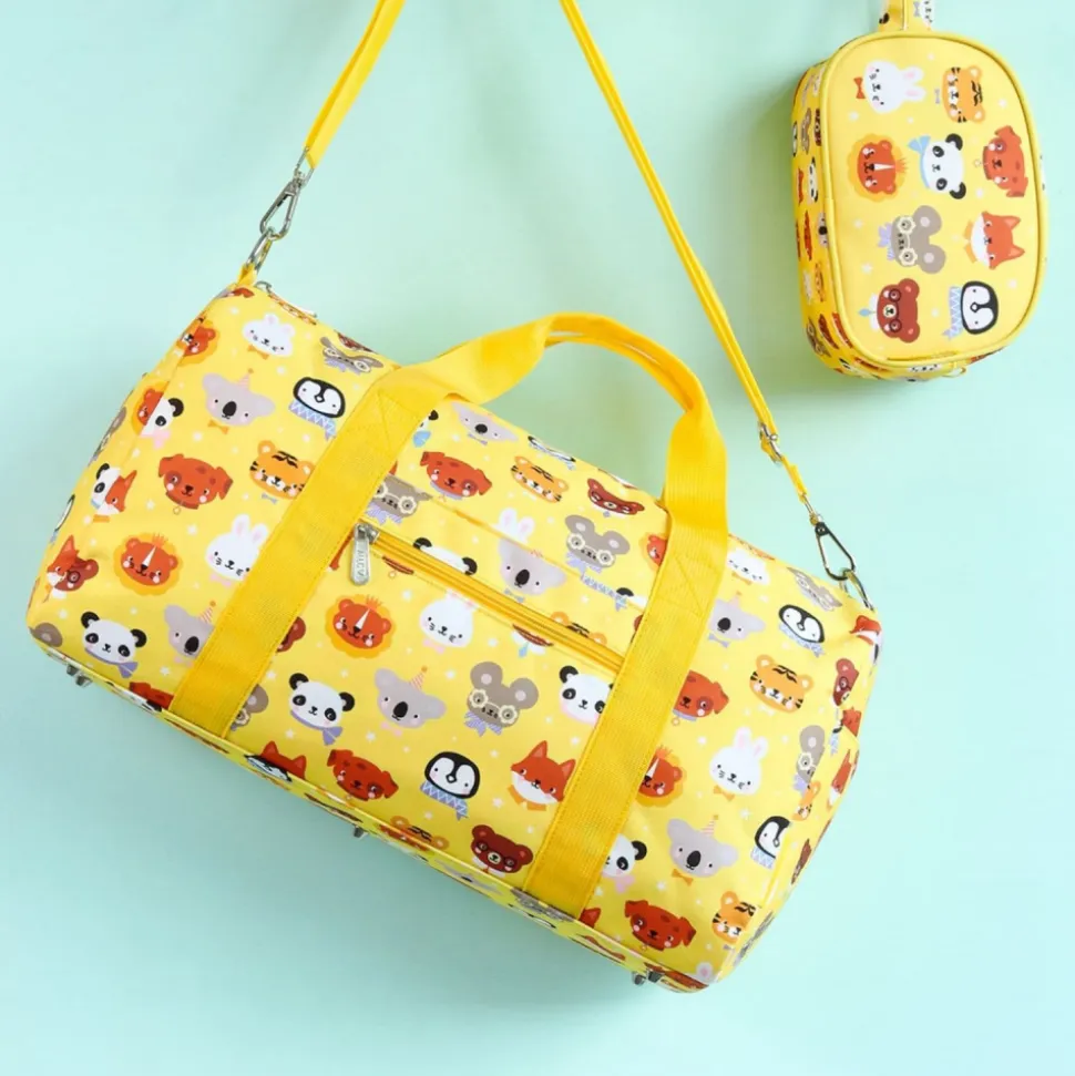 Sac de voyage enfant avec bandoulière amis des animaux