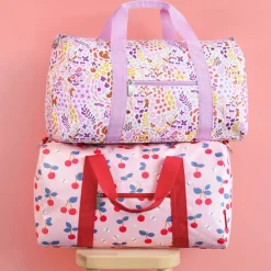 Sac de voyage enfant avec bandoulière fleurs du jardin