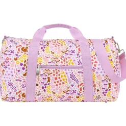 Sac de voyage enfant avec bandoulière fleurs du jardin