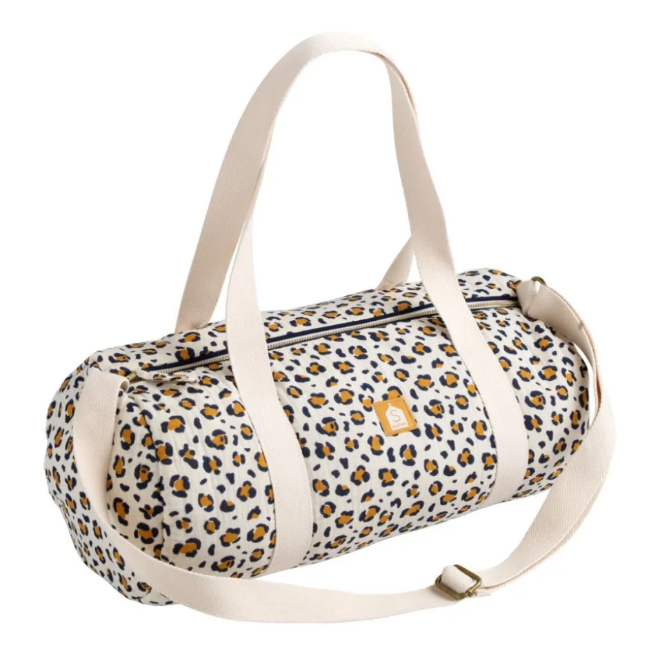 Sac de voyage léopard blanc