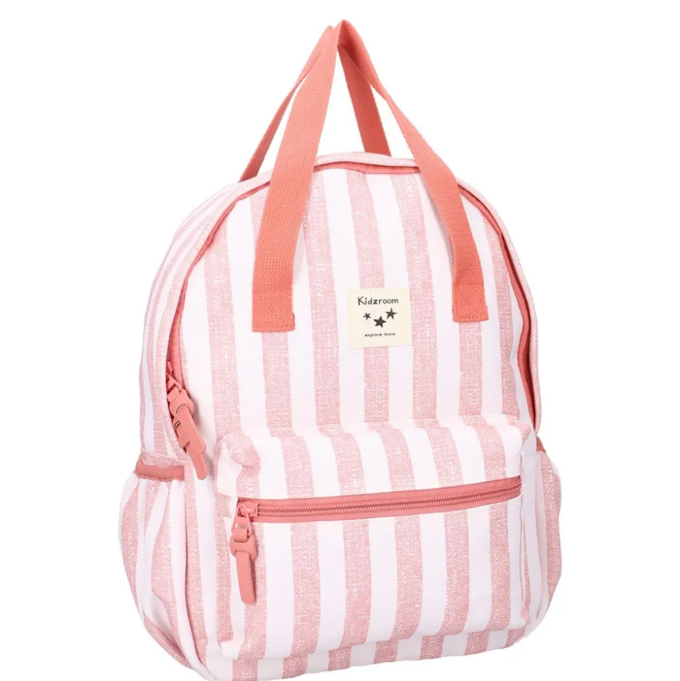 Sac à dos enfant à anses - rayures roses