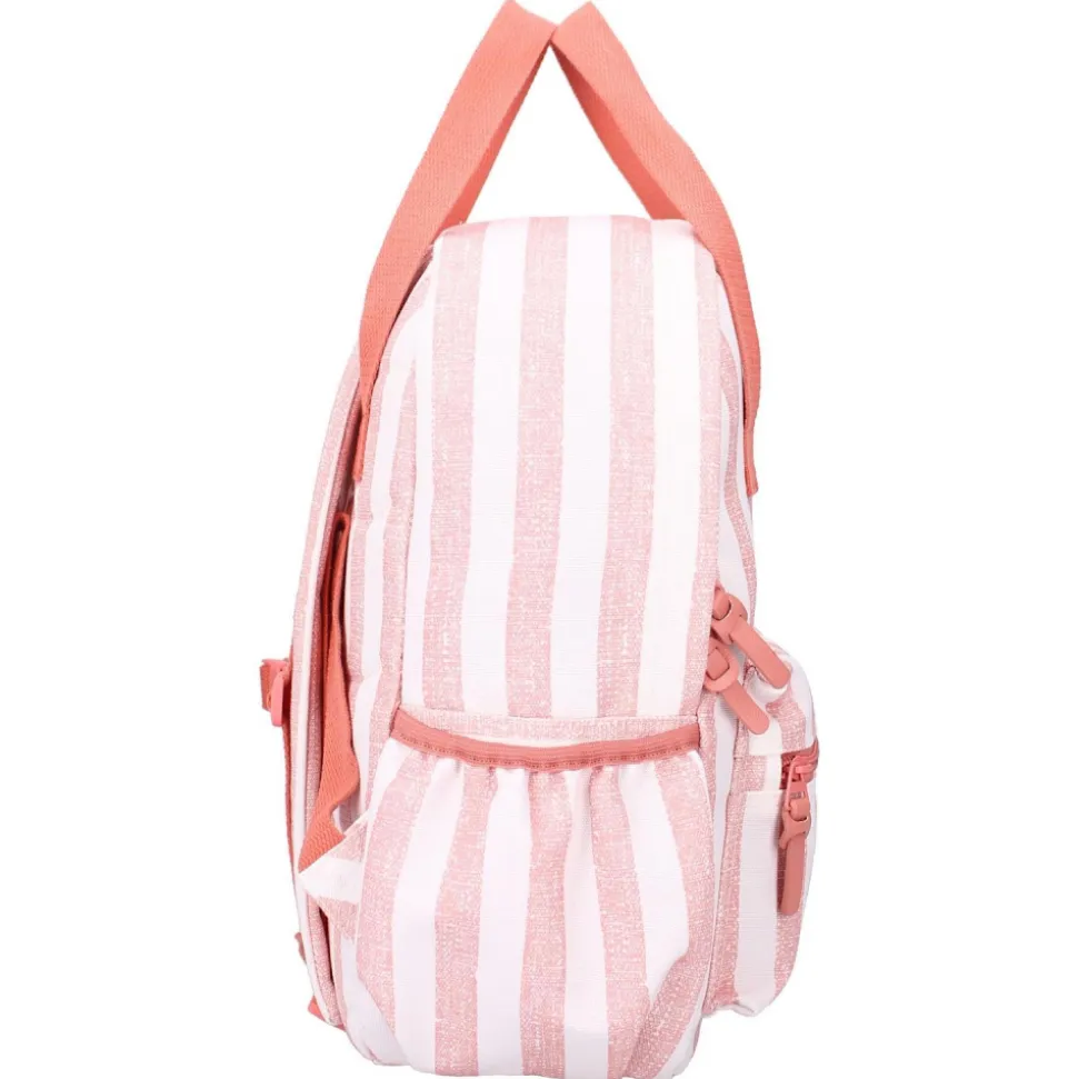 Sac à dos enfant à anses - rayures roses