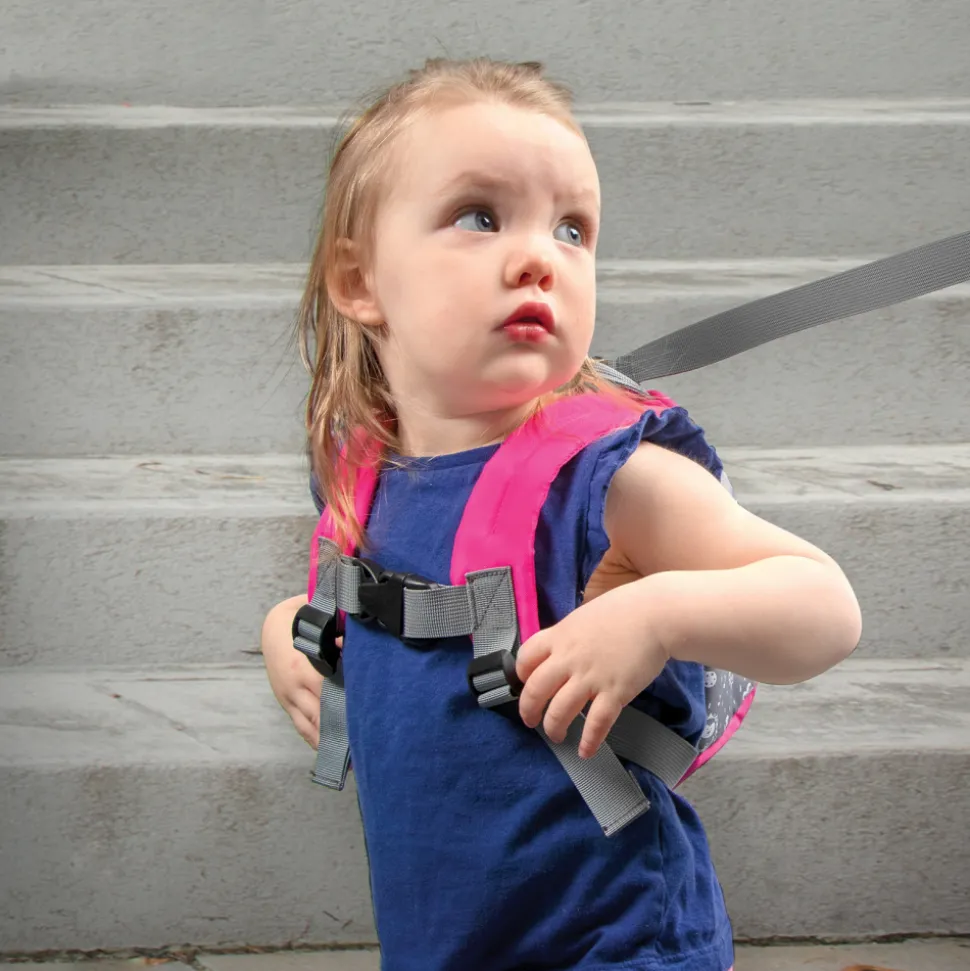Sac à dos enfant avec sangle amovible päk rose