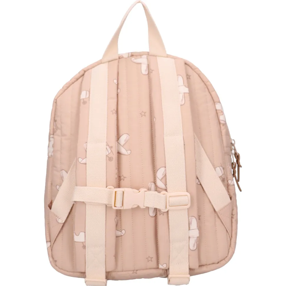 Sac à dos enfant avions beige 31 cm