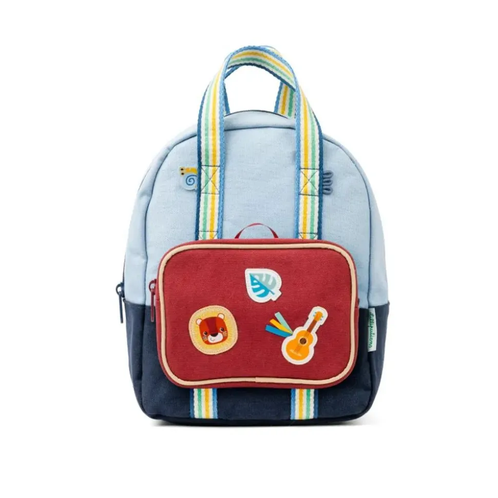 Sac à dos enfant bleu océan