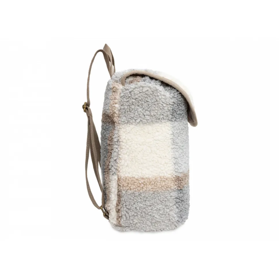 Sac à dos enfant bouclette carreaux