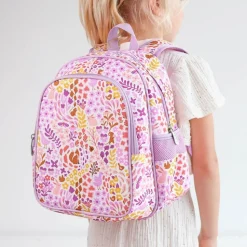 Sac à dos enfant isotherme fleurs du jardin