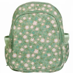 Sac à dos enfant isotherme fleurs sauge