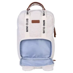 Sac à dos enfant mini club signature teddy ecru
