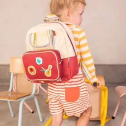 Sac à dos enfant mix & match beige ambre / jungle