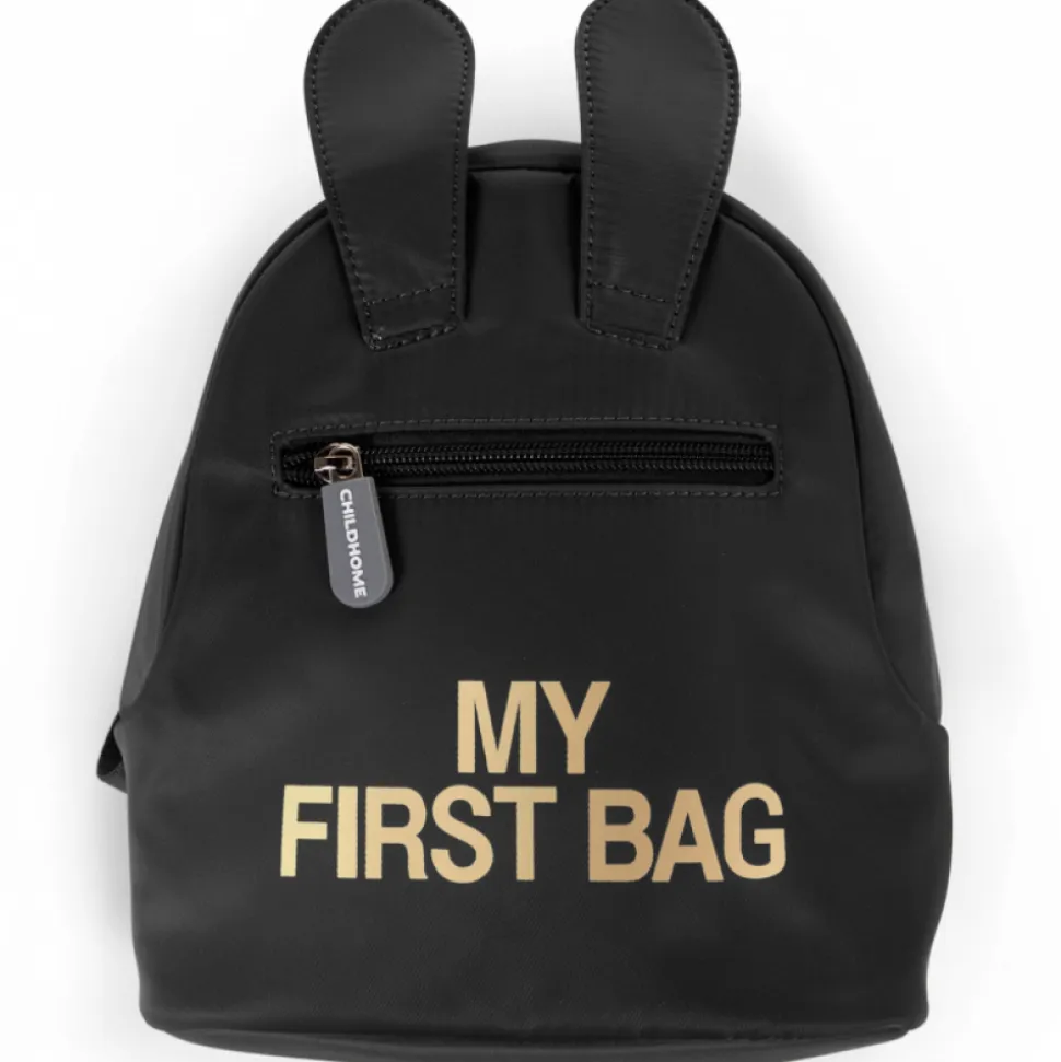 Sac à dos enfant my first bag noir et or