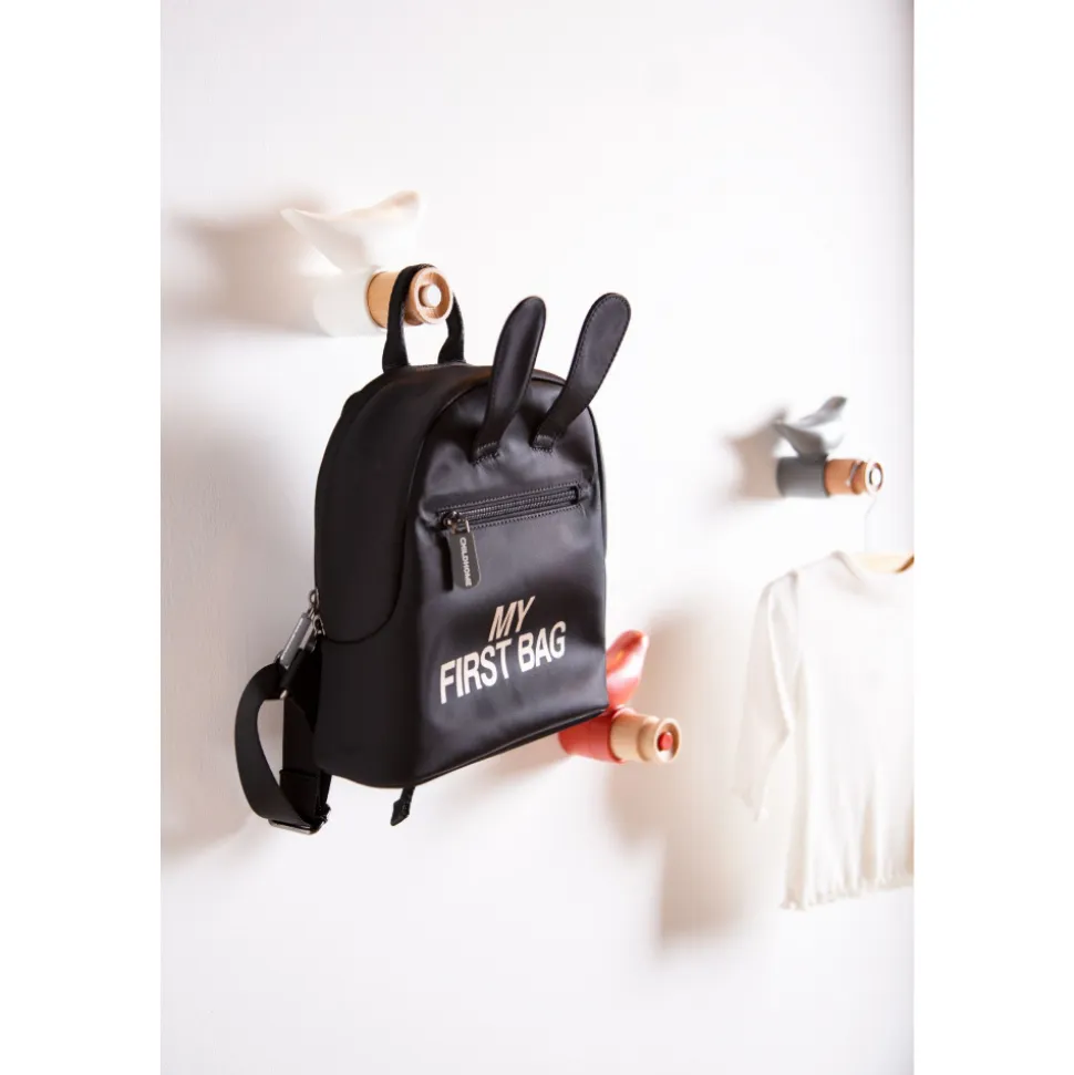 Sac à dos enfant my first bag noir et or