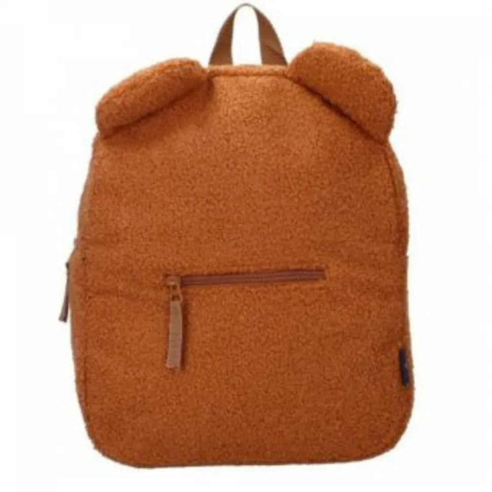 Sac à dos enfant ourson bouclette caramel