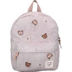 Sac à dos enfant oursons gris denim 31 cm