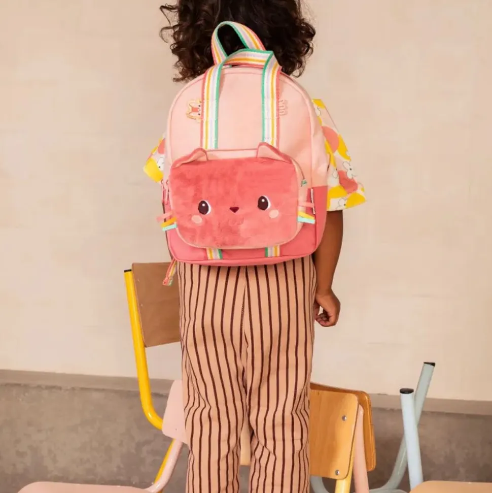 Sac à dos enfant rose framboise