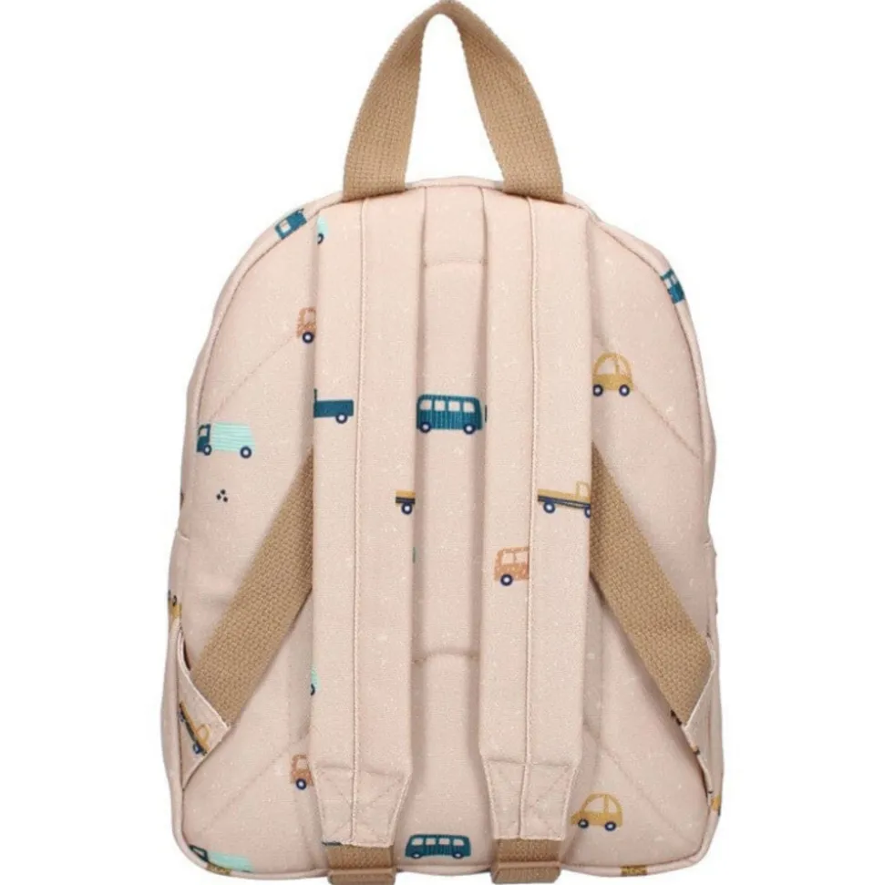 Sac à dos enfant sweet cuddles voitures beige