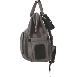 Sac à dos à langer gris