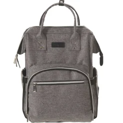 Sac à dos à langer gris