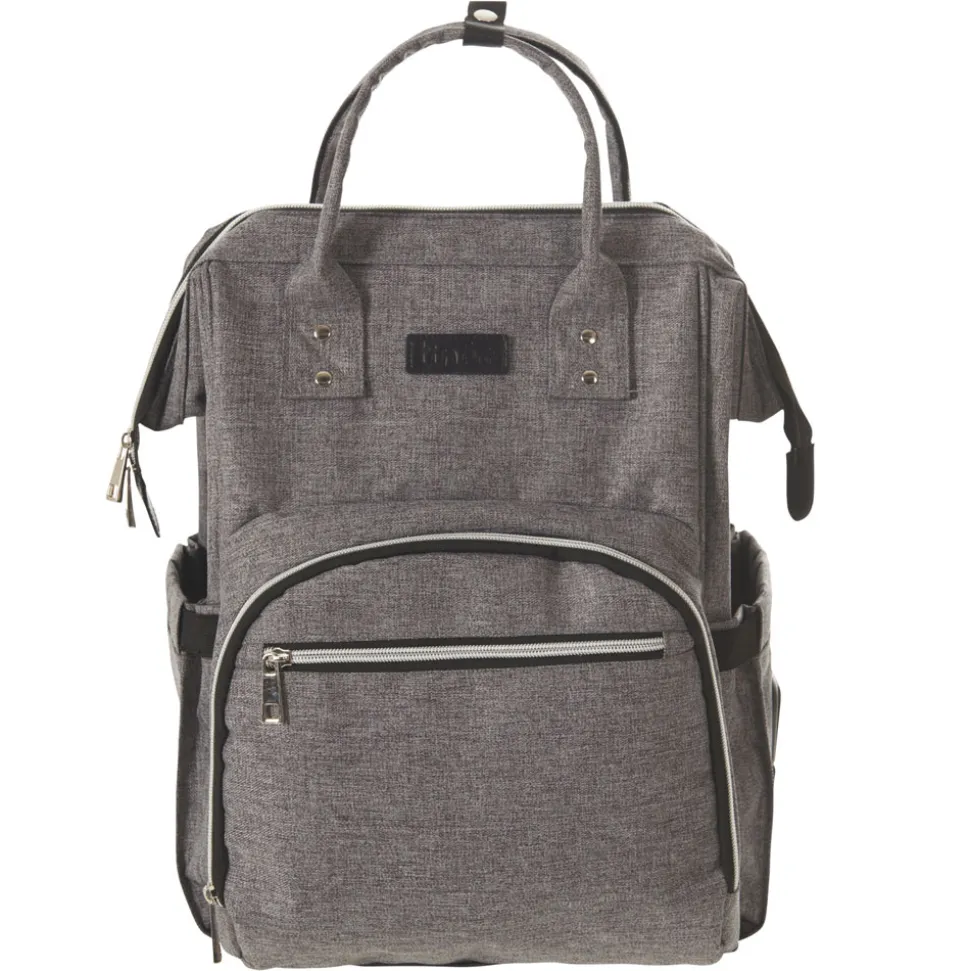 Sac à dos à langer gris