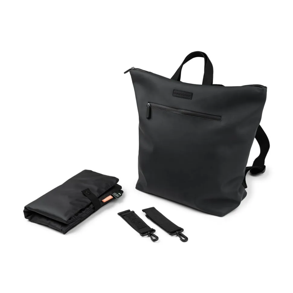 Sac à dos à langer noir