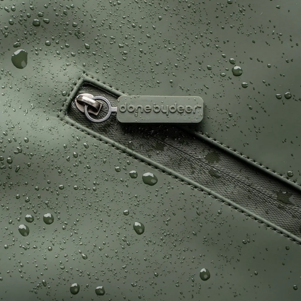 Sac à dos à langer vert foncé