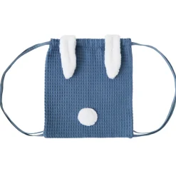 Sac à dos lapin en nid d'abeille - pierre bleue