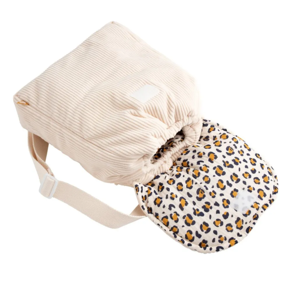 Sac à dos léopard rose