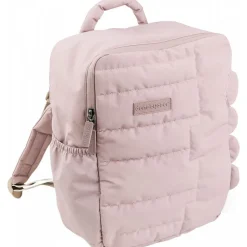 Sac à dos matelassé enfant croco rose