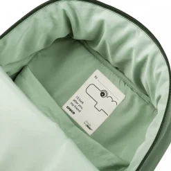 Sac à dos matelassé enfant croco vert