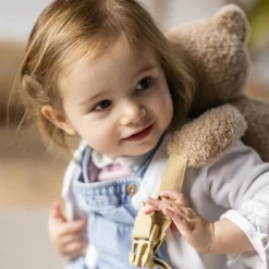 Sac à dos peluche ours caramel