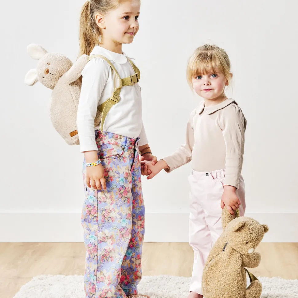 Sac à dos peluche ours caramel