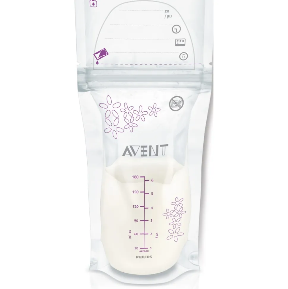 Sachets de conservation du lait maternel 180 ml x 25