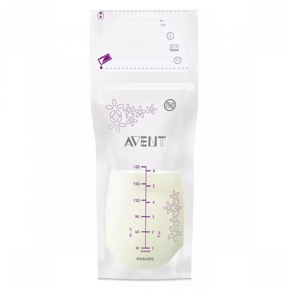 Sachets de conservation du lait maternel 180 ml x 25