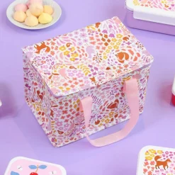 Sac isotherme enfant fleurs du jardin