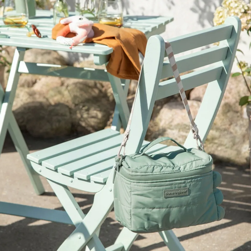 Sac isotherme matelassé croco papaye