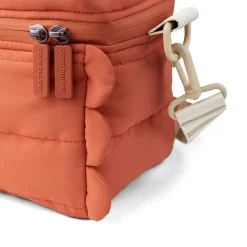 Sac isotherme matelassé croco papaye