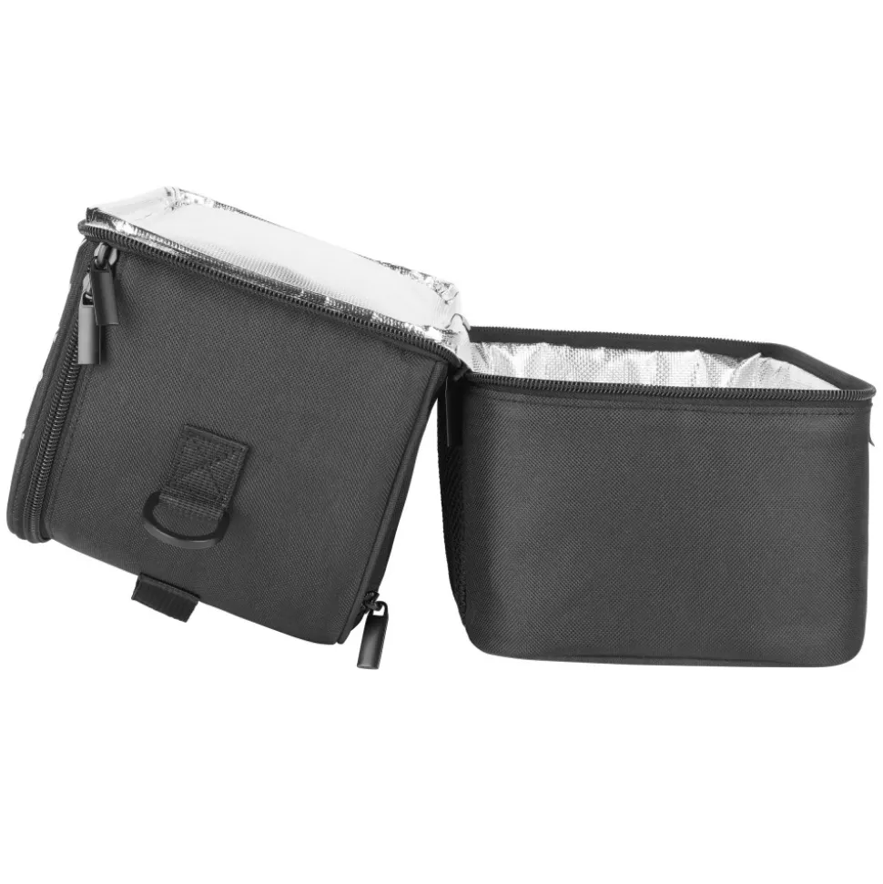 Sac isotherme repas 2 compartiments noir