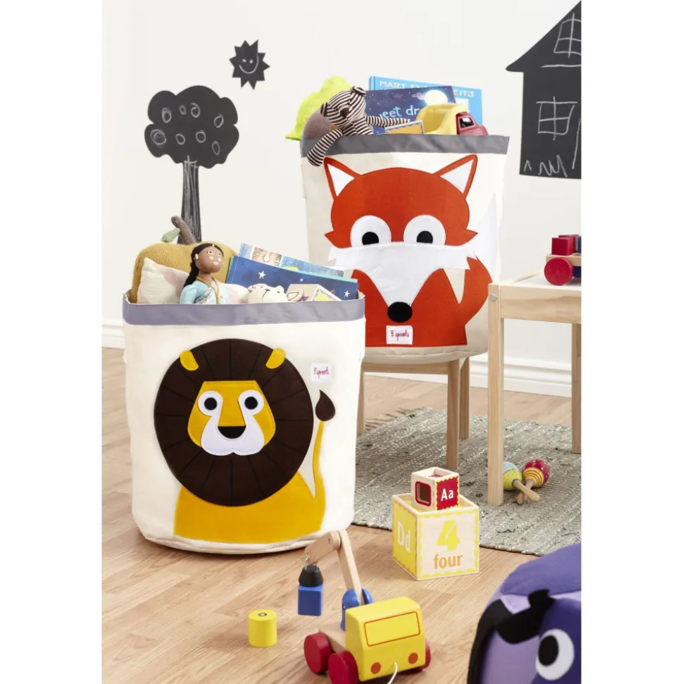 Sac à jouets lion