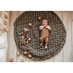 Sac à jouets / tapis d'éveil 2 en 1 en coton bio soft birds